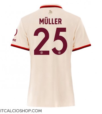 Bayern Munich Thomas Muller #25 Terza Maglia Femmina 2024-25 Manica Corta